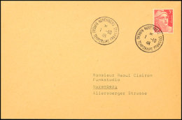 1946, "NUREMBERG BUREAU TEMPORAIRE FRANCAIS 1.10.46", Zweimal Klar Auf Ortsbrief Mit Frz. Frankatur, Pracht ... - Autres & Non Classés