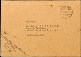 1945, Frz. Feldpostbrief Aus BAD EMS 12.10. Mit Absendervermerk "DELEGATION SUPERIEURE DE RHENANIE..." Nach... - Autres & Non Classés