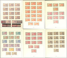 Laufkontrollzettel 84 Werte Komplett Mit Ungültig-Stpl., Tadellos, Dazu Kleine Zugabe, Mi. 1.400,-, Katalog:... - Autres & Non Classés