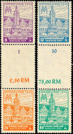 WZd17AY, WZd18AY, SZd7AY Und SZd8AY, 4 Postfrische, Zusammendrucke, Mi. 460.-, Katalog: WZd17/SZd8 **WZd17AY,... - Autres & Non Classés