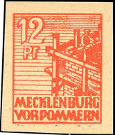 12 Pfg Braunrot Ungezähnt, Tadellos Postfrisch, Gepr. Kramp BPP, Mi. 400,-, Katalog: 36ydU **12 Pfg Brown... - Autres & Non Classés