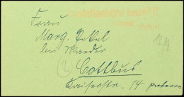 GUBEN In Rot A. Orts-Brief Mit Barfreimachung, Tadellos  BFGUBEN In Red On Local Letter With Payment Of Postage... - Autres & Non Classés