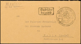 MÖGLENZ Bei Bad Liebenwerda, Poststellen-II-.Stpl. Mit Barfreimachung A. Brief Vom 23.11.45, Tadellos,... - Autres & Non Classés