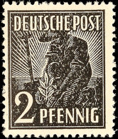 2 Pfg Kontrollrat II Ohne WZ., Tadellos Postfrisch, Kurzbefund H.-D. Schlegel BPP, Mi. 150,- Attest/Certificate:... - Autres & Non Classés