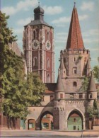 Ingolstadt - Kreuztor Mit Blick Auf Obere Pfarrkirche - Ingolstadt