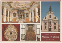 Ingolstadt - Mehrbildkarte 9   Asam Kirche Maria De Victoria - Ingolstadt