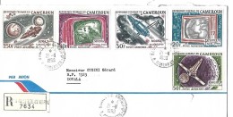 CAMEROUN  LETTRE Recommandée  DU 21 NOVEMBRE 1990 Vers Doualaz - Storia Postale
