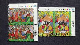 UNO-Wien 548/9 Oo/used, Int. Tag Zur Beseitigung Der Armut, Malwettbewerbs Für Kinder „Wir Können Die Armut Beenden" - Used Stamps