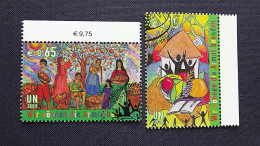 UNO-Wien 548/9 Oo/used, Int. Tag Zur Beseitigung Der Armut, Malwettbewerbs Für Kinder „Wir Können Die Armut Beenden" - Used Stamps