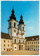 1) AK 4550 Kremsmünster Benediktinerstift Stiftskirche Westfassade Im Kremstal Stift Kloster Abtei Traunviertel Austria - Kremsmünster