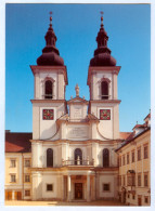 2) AK 4550 Kremsmünster Benediktinerstift Stiftskirche Westfassade Im Kremstal Stift Kloster Abtei Traunviertel Austria - Kremsmünster