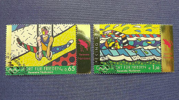 UNO-Wien 545/6 Oo/used, Sport Für Frieden: Olympische Sommerspiele, Peking - Used Stamps
