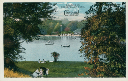 US CLEVELAND / Boating In Rockefeller Park / CARTE COULEUR - Cleveland