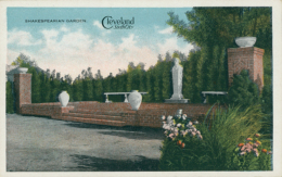 US CLEVELAND / Shakesperian Garden / CARTE COULEUR - Cleveland