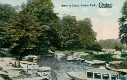 US CLEVELAND / Boats In Canal, Gordon Park / CARTE COULEUR GLACEE - Cleveland