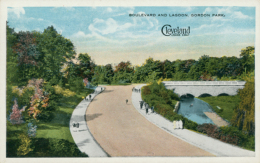 US CLEVELAND / Boulevard And Lagoon, Gordon Park / CARTE COULEUR - Cleveland