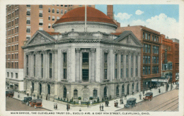 US CLEVELAND / Main Office, The Cleveland Trust Co. Euclid Avenue And East Ninth Street / CARTE COULEUR - Cleveland