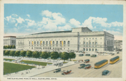 US CLEVELAND / The Cleveland Public Hall / CARTE COULEUR - Cleveland