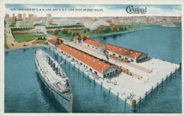 US CLEVELAND / New Terminals Of C And B Line And D And C Line Foot Of East Ninth Street / CARTE COULEUR - Cleveland