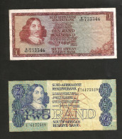 SOUTH AFRICA - SOUTH AFRICAN RESERVE BANK - 1 & 2 RAND / Lot Of 2 Different Banknotes - Südafrika