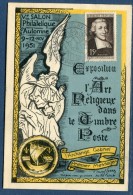 France, Carte Avec Cachet  5éme Salon Philatélique D'Automne Paris 1951   Réf. 782 - Cachets Commémoratifs