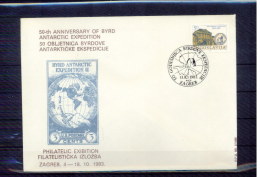 Jugoslawien / Yugoslavia  1983 Byrd Antarctic Expedition Letter - Polarforscher & Promis