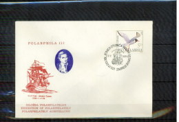 Jugoslawien / Yugoslavia  1984 Discovery Of South Georgia - Exibition Of Polarphilately Letter - Polar Explorers & Famous People