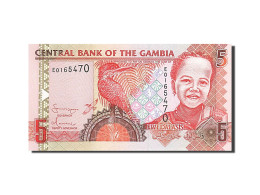 Billet, Gambia, 5 Dalasis, 2001, Undated (2001), KM:20a, SPL - Gambie