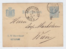 Netherlands/Austria POSTAL CARD 1878 - Covers & Documents