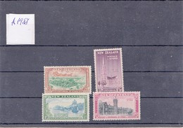 New Zealand 1948,  Mi 301-304, Sc 692-695 MNH, A1987 - Ungebraucht