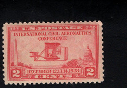 200968762 1928 (XX)  POSTFRIS MINT NEVER HINGED  SCOTT 649 AERONAUTICS CONFERENCE PLANE - Nuovi