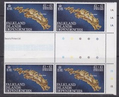 Falkland Islands Dependencies 1982 Rebuilding Fund 1v Guttern (2x) ** Mnh (29627) - South Georgia