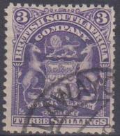 RHODESIA - 1902 3/- Three Shillings Coat Of Arms. Scott 68. Used - Sonstige & Ohne Zuordnung