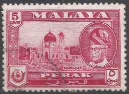 Perak (Malaysia). 1957-61 Sultan Yussuf ´Izzuddin Shah. 5c Used. SG 153 - Perak