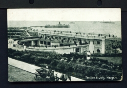ENGLAND  -  Margate  Pavilion And Jetty  Used Vintage Postcard As Scans - Margate