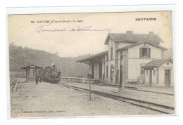 CPA 22 - GOUAREC - LA GARE - Gouarec