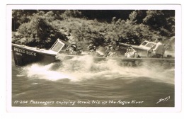 RB 1095 - Real Photo Postcard - Passenger Boat Trips On The Rogue River - Oregon USA - Autres & Non Classés
