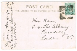 RB 1095 - 1904 Postcard - Washford Squared Circle Postmark - Taunton St Mary's Church - Lettres & Documents