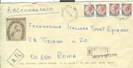 CENTRO ADDESTRAMENTO TOSCANO, SPORT EQUESTRI, TRESPIANO,CERCINA, FIRENZE, BUSTA COMMERCIALE, 1979, POSTE BADIA A SETTIMO - Hipismo