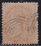 British East India Used 1856, Two Anna Yellow-buff ?, No Watermark - 1854 Britische Indien-Kompanie