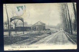 Cpa Du 77  Torcy -- Route De Noisiel à Lagny           LIOB74 - Torcy