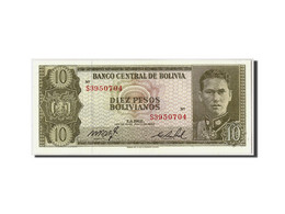 Billet, Bolivie, 10 Pesos Bolivianos, L.1962, 1962-07-13, KM:154a, NEUF - Bolivië