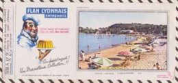 42 BUVARD FLAN LYONNAIS PROVENCE LA PLAGE DE CAVALAIRE  10.5 X 23.5 CM - Koek & Snoep