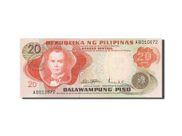 Billet, Philippines, 20 Piso, 1978, Undated, KM:162a, NEUF - Filippijnen