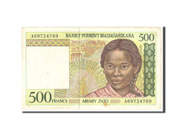 Billet, Madagascar, 500 Francs = 100 Ariary, 1994, Undated, KM:75a, TB - Madagaskar