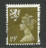 Scotland GB QE2 1993 - 98 19p Machin Frame Shift Down SG S 81.( B586) - Varietà, Errori & Curiosità