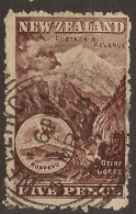 NZ 1898 5d Otira P11 Wmk SG 311 U #UG62 - Gebruikt