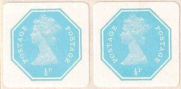 GREAT BRITAIN 1974 Machine Self Adhesive 1st. ½p PAIR [PRINT:1000]    [non Dentelé,Geschnitten,no Dentado] - Varietà, Errori & Curiosità