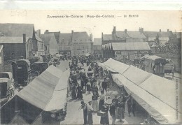 PAS DE CALAIS - 62 - SELECT 16 - 2 - AVESNES LE COMTE - Top Animation - Gros Plan Sur Le Marché - Avesnes Le Comte