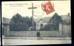 Cpa Du 72  Marolles Les Braults , Ecole Libre Notre Dame     LIOB75 - Marolles-les-Braults